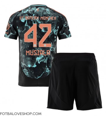 Bayern Munich Jamal Musiala #42 Dětské Venkovní Dres 2024-25 Krátký Rukáv (+ trenýrky)